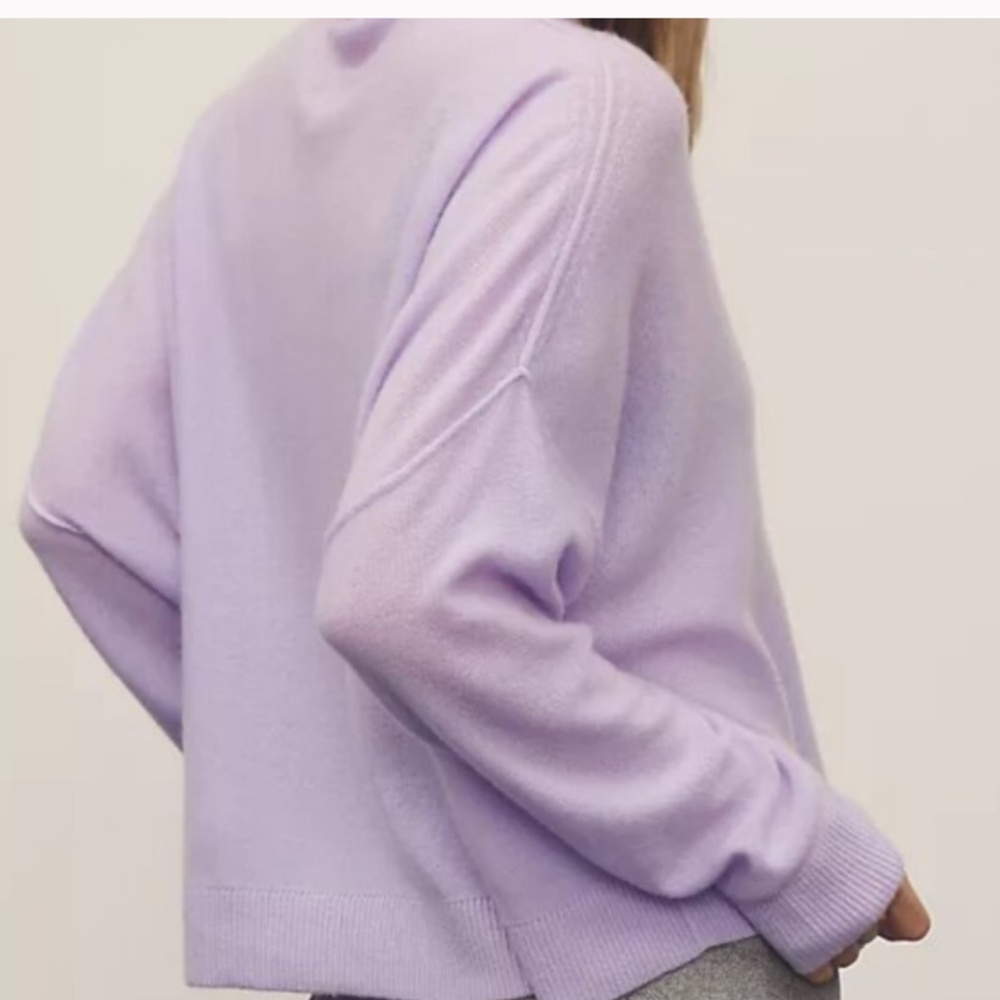 100% Orange Cashmere Anthropology sweater